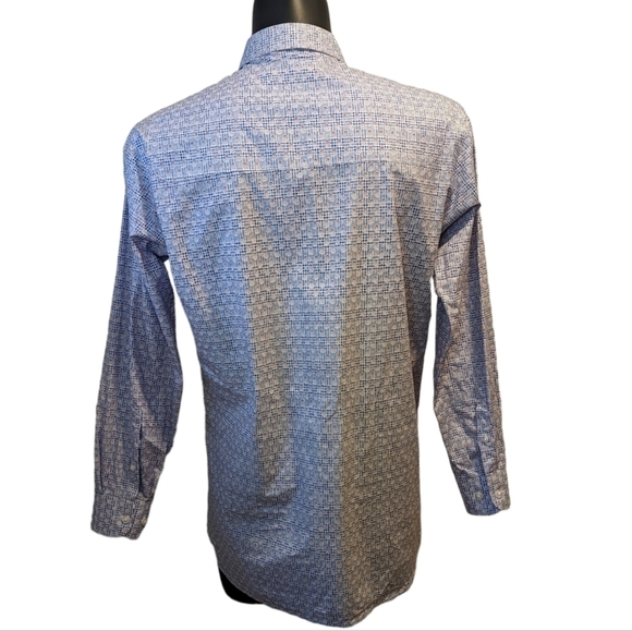 ZINGAL Riche paisley print button front shirt large - Picture 4 of 10